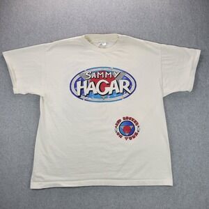 Vintage Sammy Hagar Red Rocker Tour T Shirt Mens‎ XL USA Single Stitch 90s 80s